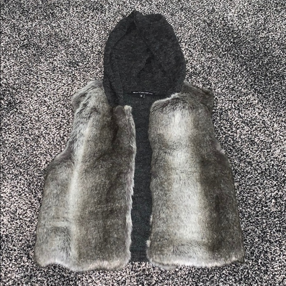 Faux fur vest